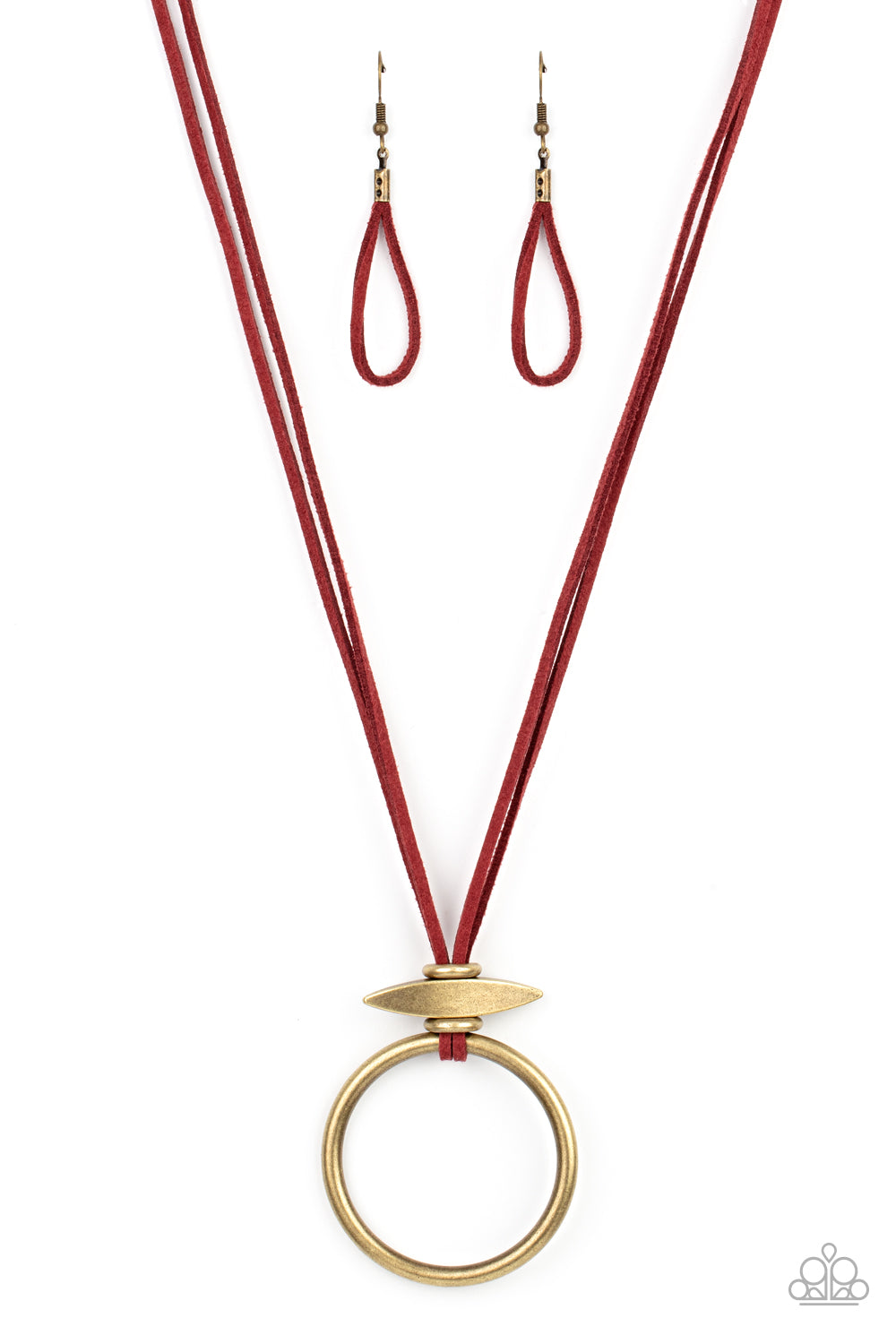 Paparazzi Accessories: Noticeably Nomad - Red Necklace
