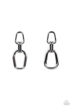 Load image into Gallery viewer, Paparazzi Accessories: Harmonic Hardware - Black Earrings

