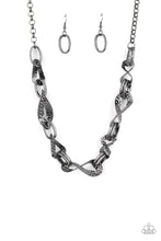 Load image into Gallery viewer, Paparazzi Accessories: METAL of Honor - Black Necklace
