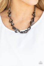 Load image into Gallery viewer, Paparazzi Accessories: METAL of Honor - Black Necklace
