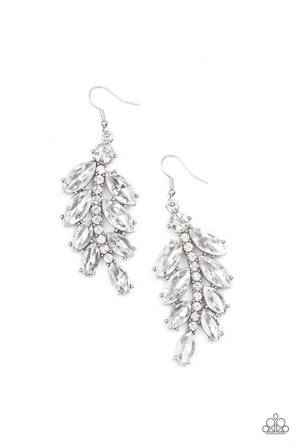 Paparazzi Accessories Ice Garden Gala - White Earring