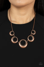 Load image into Gallery viewer, Paparazzi Accessories Solar Cycle - Copper Necklace
