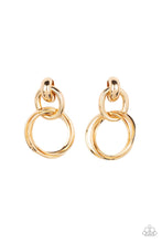 Load image into Gallery viewer, Paparazzi Accessories: Dynamically Linked - Gold Earrings
