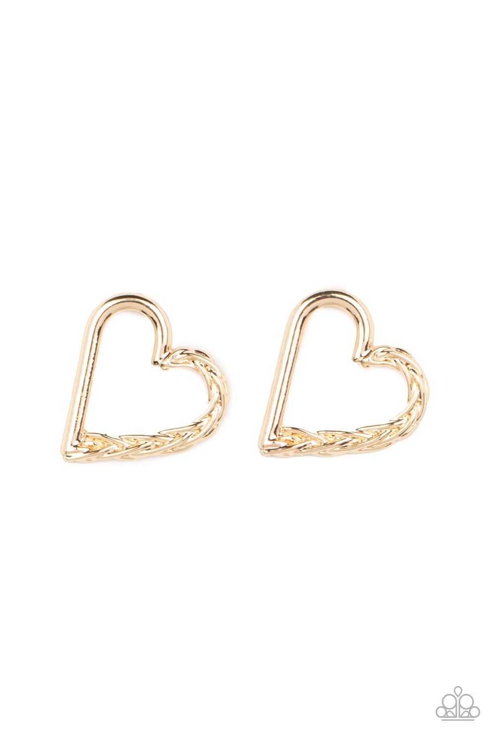 Paparazzi Accessories Cupid, Who? - Gold Post Earring