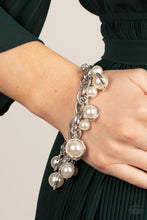 Load image into Gallery viewer, Paparazzi Accessories Orbiting Opulence - White Bracelet
