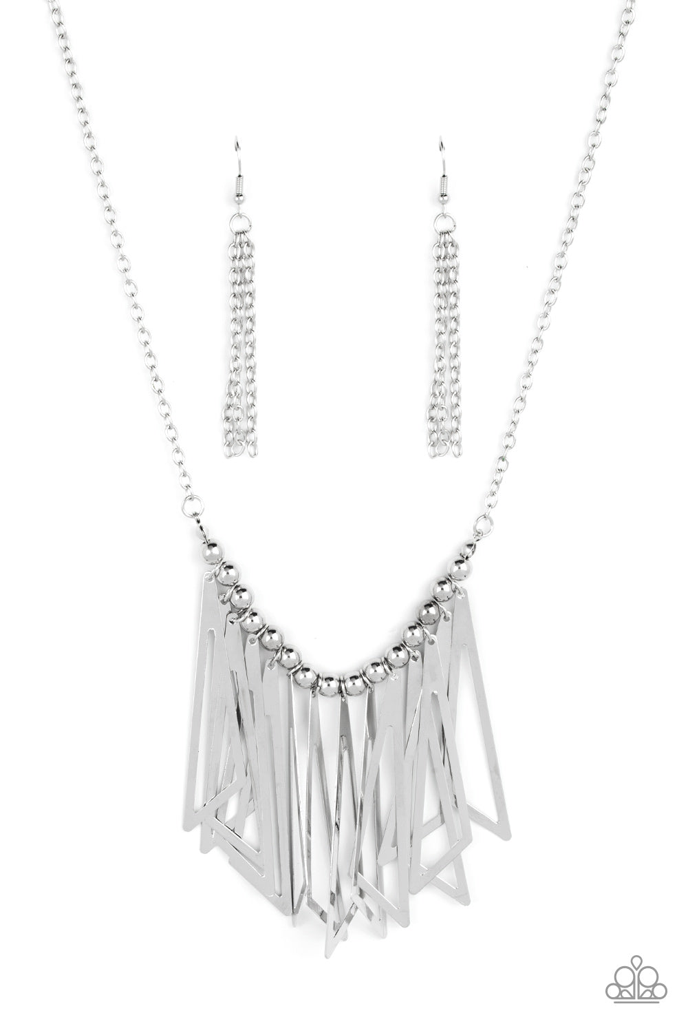 Paparazzi Accessories Industrial Jungle - Silver Necklace
