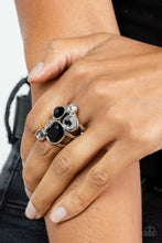 Load image into Gallery viewer, Paparazzi Accessories: Demandingly Duchess - Black Ring
