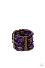 Load image into Gallery viewer, Paparazzi Accessories Vacay Vogue - Purple Bracelet
