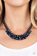 Load image into Gallery viewer, Paparazzi Accessories Galactic Knockout - Blue Necklace
