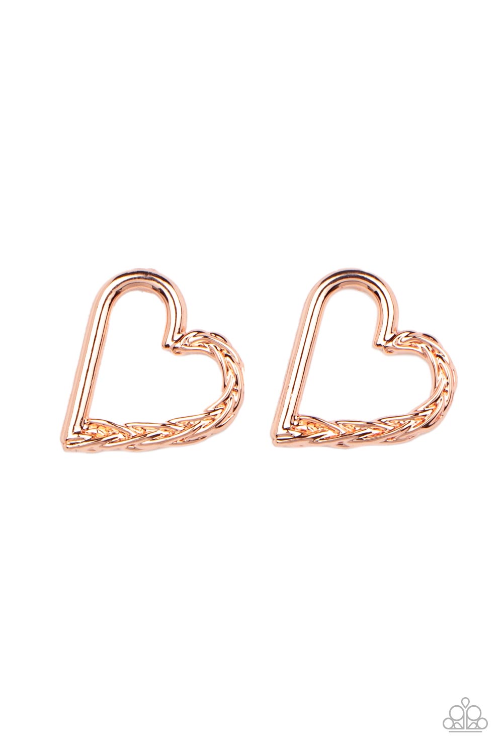 Paparazzi Accessories Cupid, Who? - Copper Post Earring