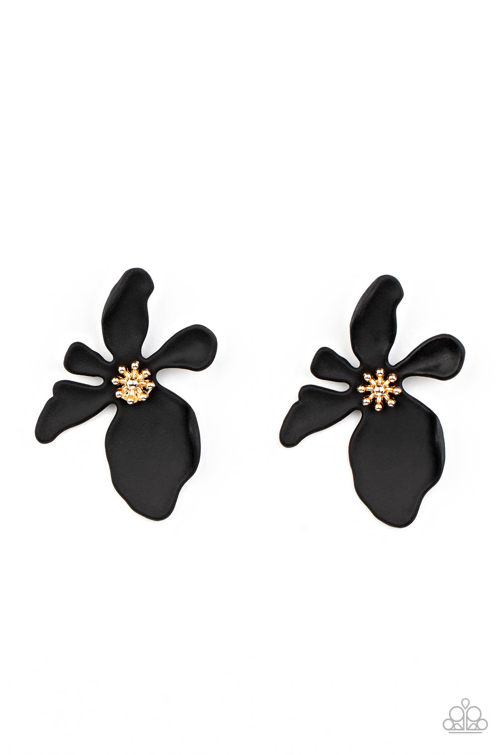Paparazzi Accessories: Hawaiian Heiress - Black Earrings