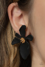 Load image into Gallery viewer, Paparazzi Accessories: Hawaiian Heiress - Black Earrings
