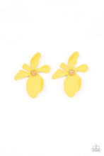 Load image into Gallery viewer, Paparazzi Accessories: Hawaiian Heiress - Yellow Earrings
