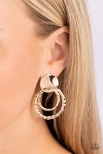 Load image into Gallery viewer, Paparazzi Accessories:Ancient Arts - Gold Earrings
