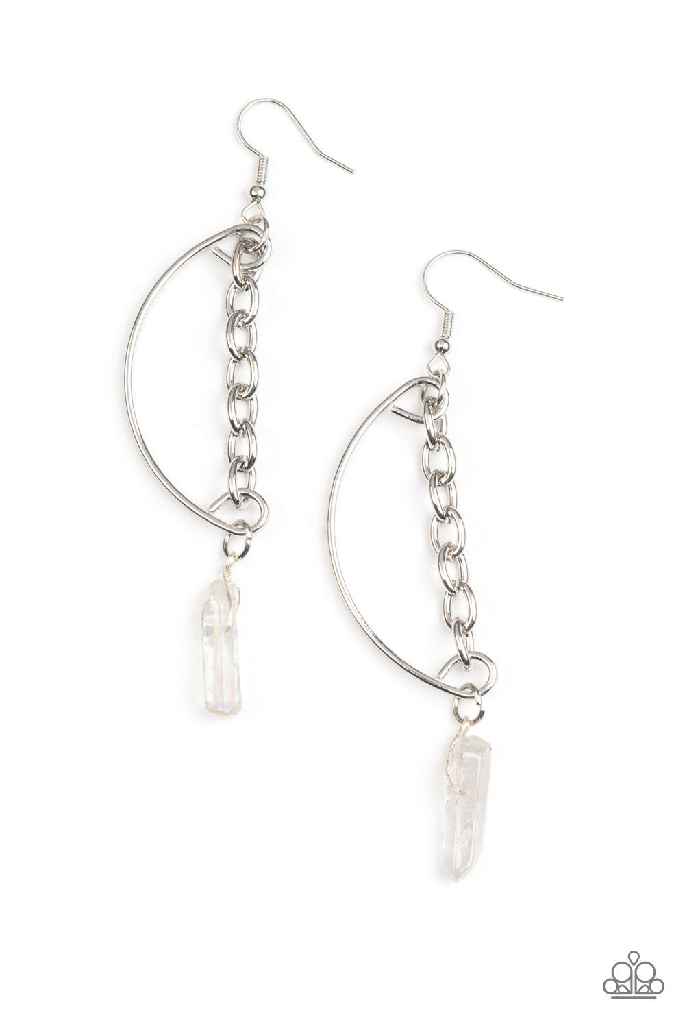 Paparazzi Accessories Yin to My Yang - White Earring