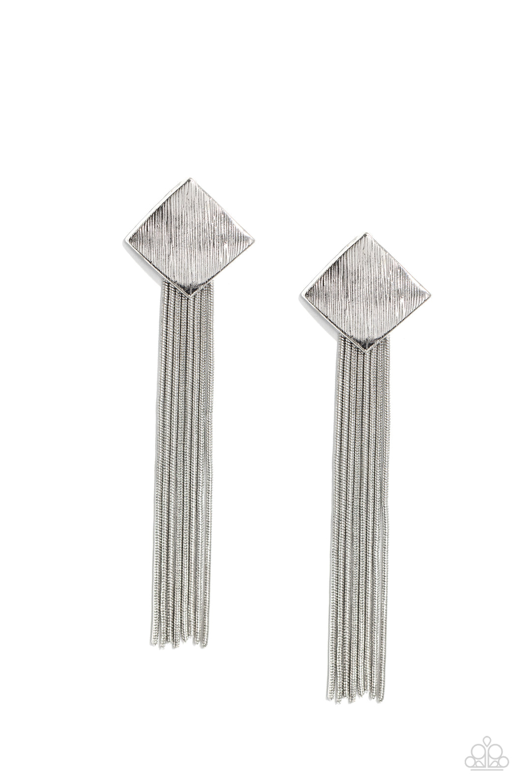 Paparazzi Accessories: Experimental Elegance - Silver Earrings