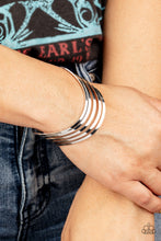 Load image into Gallery viewer, Paparazzi Accessories Tantalizingly Tiered - Silver Bracelet
