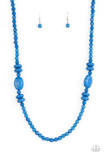 Load image into Gallery viewer, Paparazzi Accessories: Tropical Tourist - Blue Necklace
