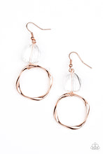Load image into Gallery viewer, Paparazzi Accessories All Clear - Copper Earring
