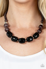 Load image into Gallery viewer, Paparazzi Accessories Ten Out of TENACIOUS - Black Necklace
