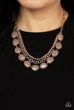 Load image into Gallery viewer, Paparazzi Accessories Pumped Up Posh - Gold Necklace
