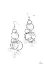 Load image into Gallery viewer, Paparazzi Accessories: Dizzyingly Dreamy - White Earring
