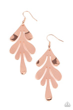 Load image into Gallery viewer, Paparazzi Accessories: A FROND Farewell - Copper Earring

