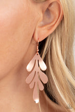 Load image into Gallery viewer, Paparazzi Accessories: A FROND Farewell - Copper Earring
