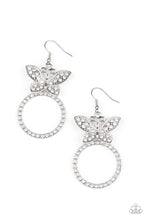 Load image into Gallery viewer, Paparazzi Accessories Paradise Found - White Earrings
