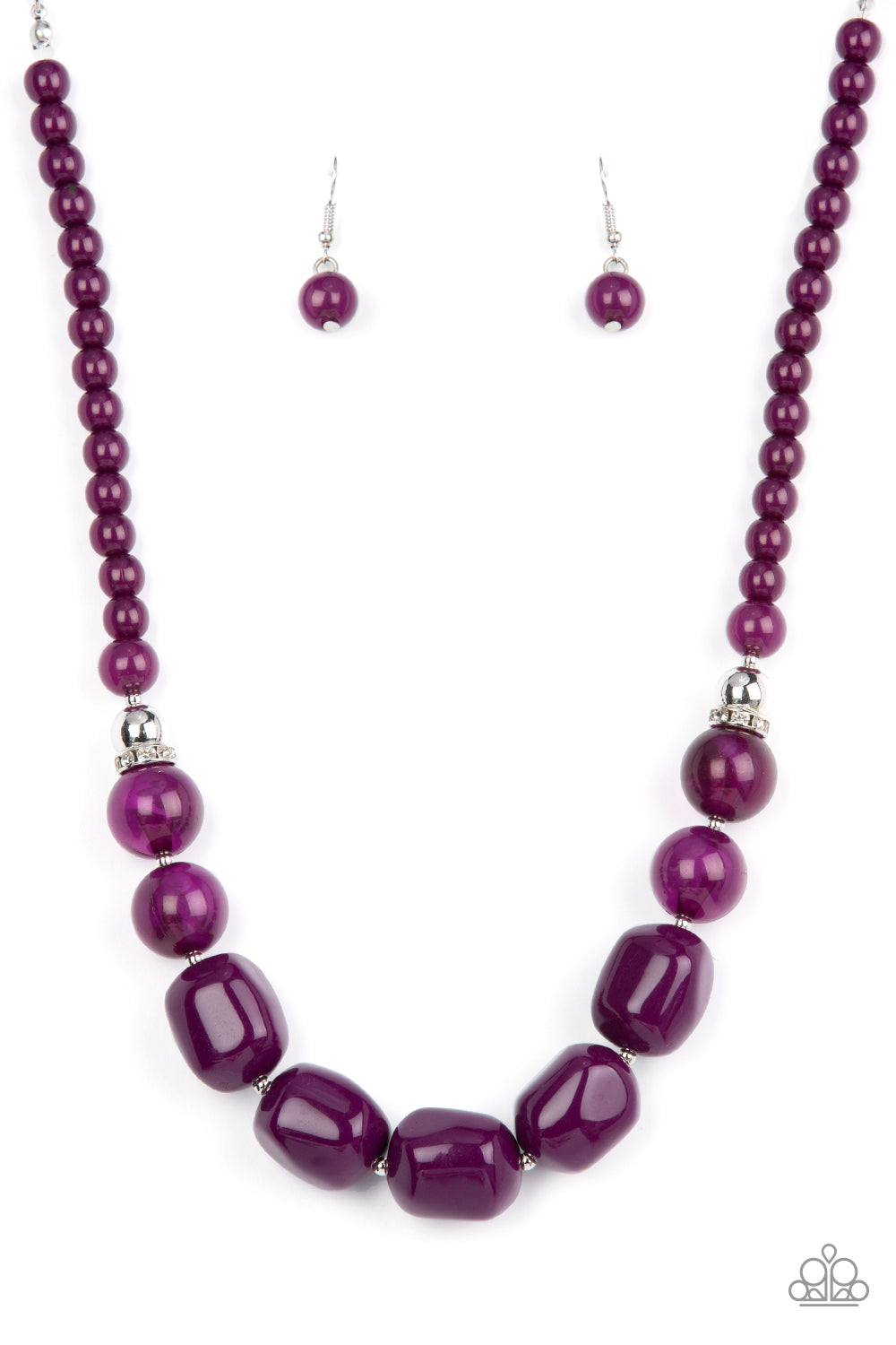 Paparazzi Accessories Ten Out of TENACIOUS - Purple Necklace