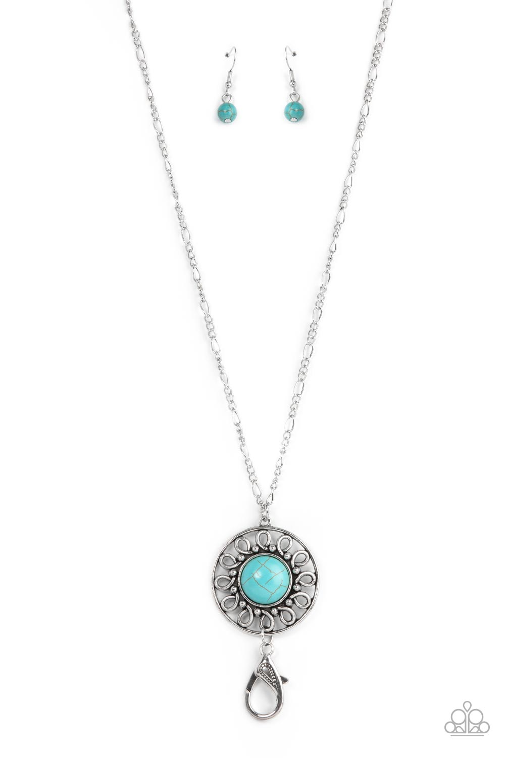 Paparazzi Accessories:Sahara Suburb - Blue Necklace