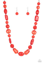 Load image into Gallery viewer, Paparazzi Accessories: Here Today, GONDOLA Tomorrow - Red Necklace
