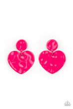 Load image into Gallery viewer, Paparazzi Accessories Just a Little Crush - Pink Earrings
