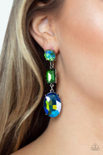 Load image into Gallery viewer, Paparazzi Accessories: Extra Envious - Green Earrings
