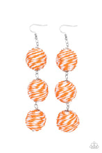 Load image into Gallery viewer, Paparazzi Accessories: Laguna Lanterns - Orange Earrings
