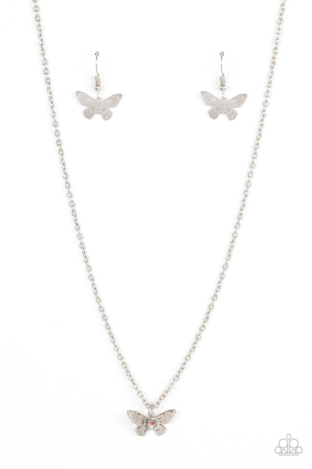 Paparazzi Accessories Flutter Love - Pink Necklace