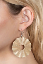 Load image into Gallery viewer, Paparazzi Accessories Fan the Breeze - Brown Earring

