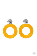 Load image into Gallery viewer, Paparazzi Accessories: Strategically Sassy - Yellow Post Earring
