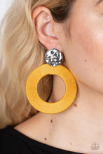 Load image into Gallery viewer, Paparazzi Accessories: Strategically Sassy - Yellow Post Earring
