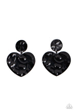 Load image into Gallery viewer, Paparazzi Accessories: Just a Little Crush - Black Earrings
