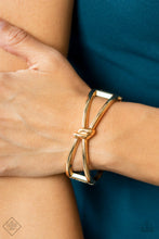 Load image into Gallery viewer, Paparazzi Accessories: KNOT My First Rodeo - Gold Bracelet
