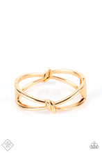 Load image into Gallery viewer, Paparazzi Accessories: KNOT My First Rodeo - Gold Bracelet
