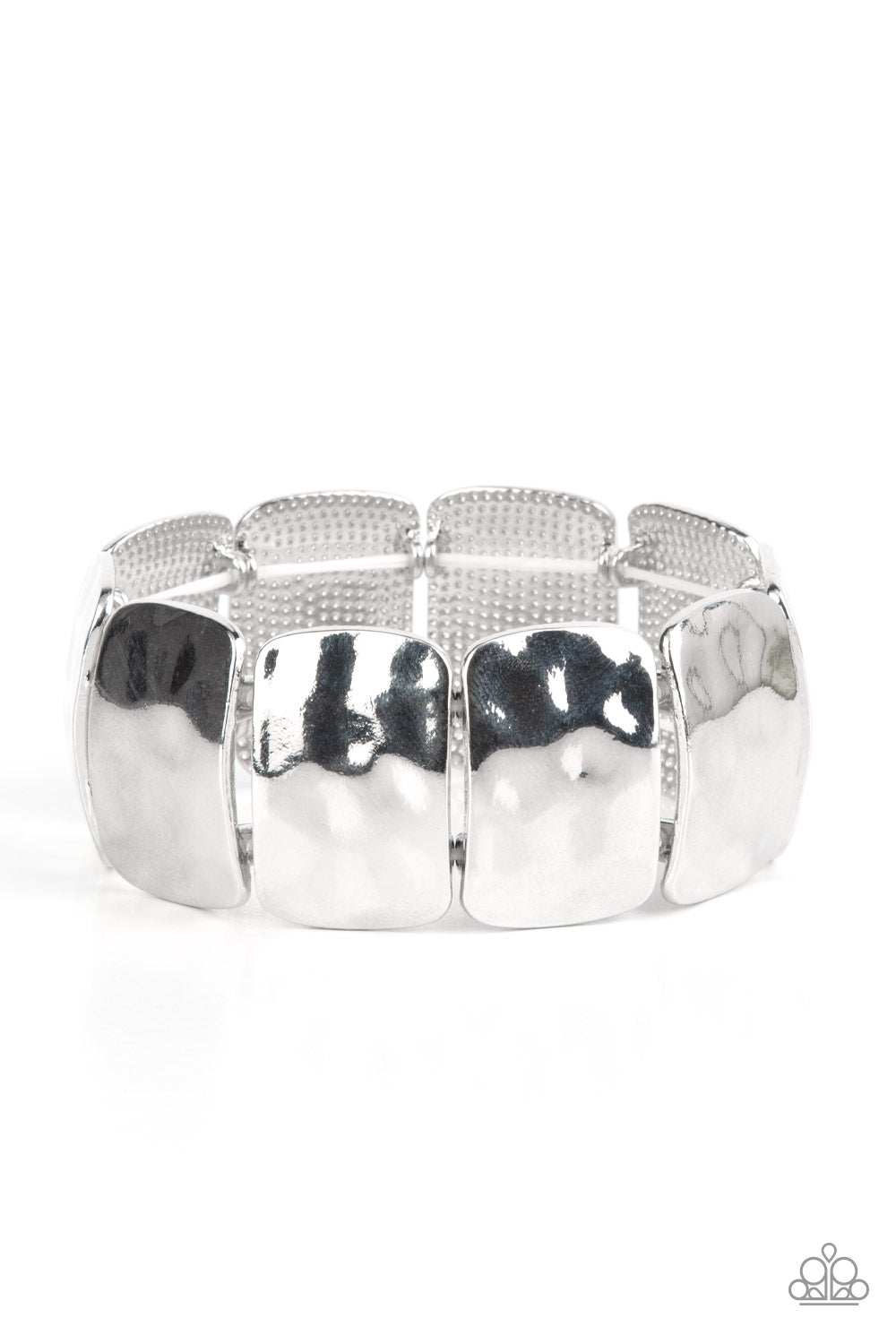 Paparazzi Accessories: Molten Maverick - Silver Bracelet