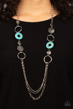 Load image into Gallery viewer, Paparazzi Accessories Grounded Glamour - Blue Necklace
