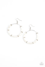 Load image into Gallery viewer, Paparazzi Accessories: Loudly Layered - White Earrings
