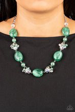 Load image into Gallery viewer, Paparazzi Accessories The Top TENACIOUS - Green Necklace
