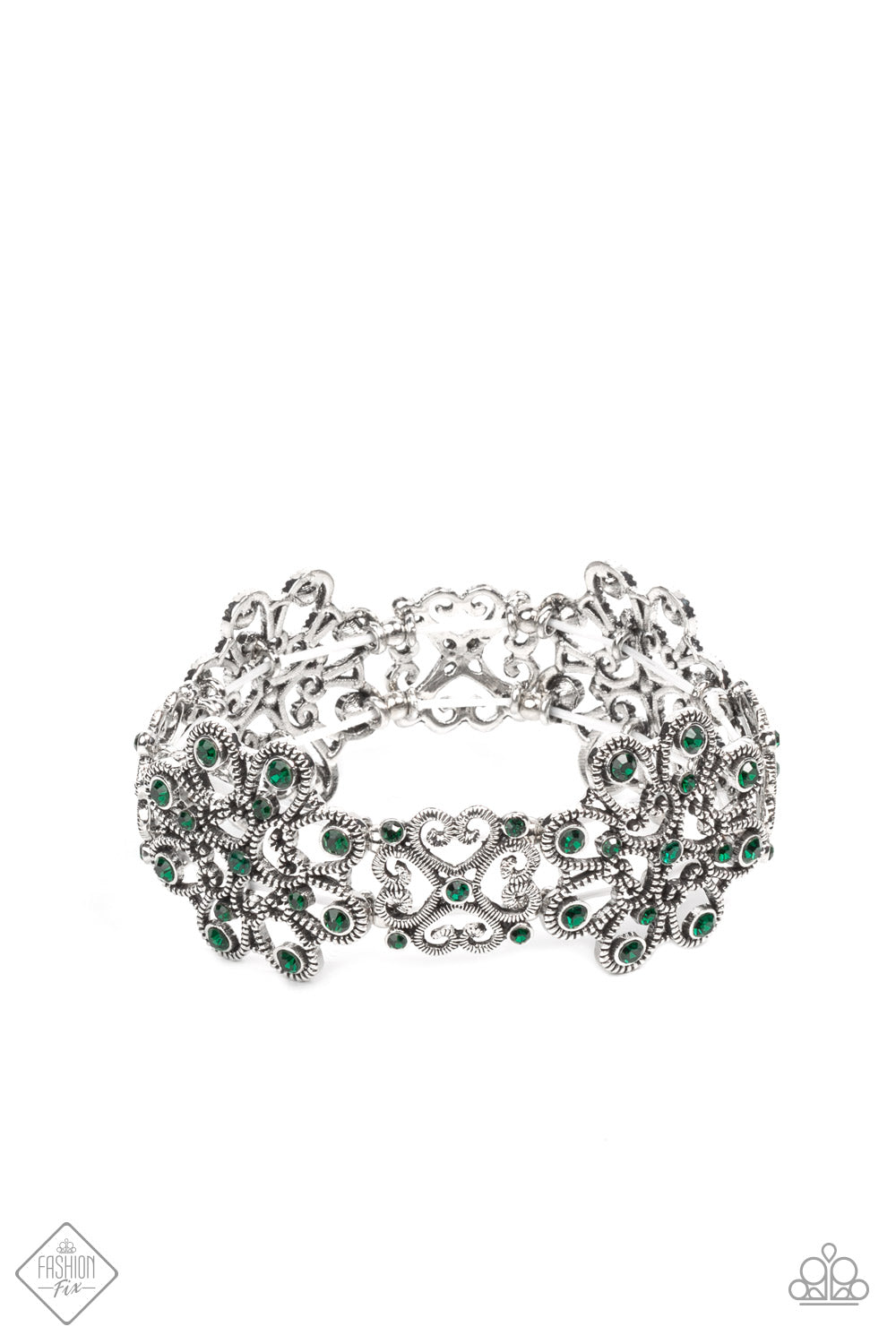 Paparazzi Accessories Regal Recognition - Green Bracelet