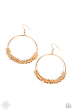 Load image into Gallery viewer, Paparazzi Accessories Retro Ringleader - Gold Earring

