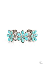 Load image into Gallery viewer, Paparazzi Accessories Desert Flower Patch - Blue Bracelet
