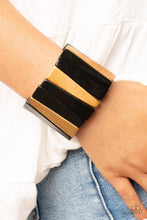 Load image into Gallery viewer, Paparazzi Accessories: Bahama Boardwalk - Black Bracelet
